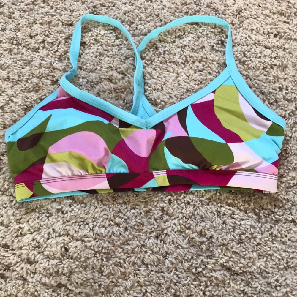 Athleta Pop Art swim top size 2
